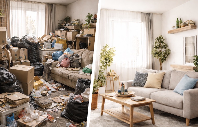 Objektaufbereitung einer Messiewohnung